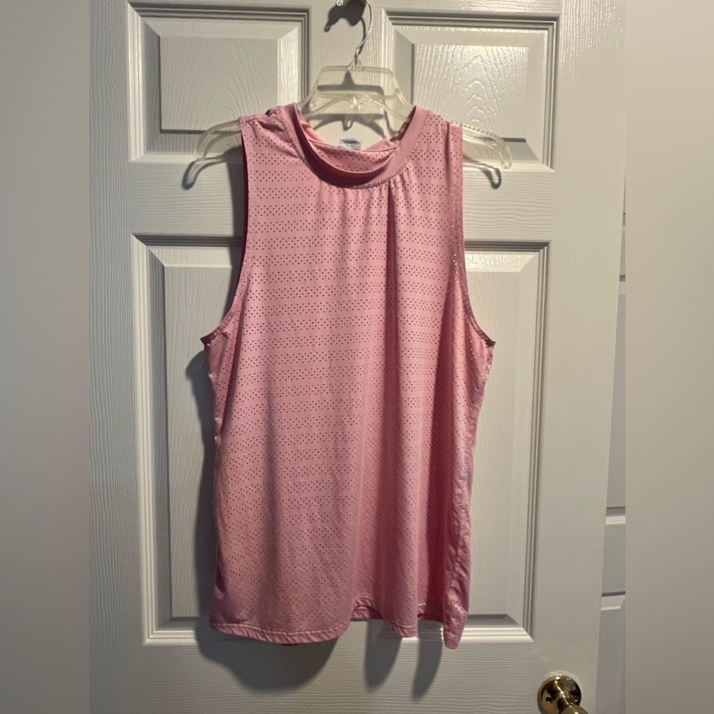 ZYIA Active Chill Workout Tank Soft Pink Size XL